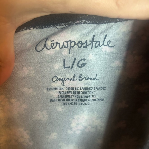 Aeropostale Size Large, floral mini skirt, stretchy, cotton/spandex blend, y2k - Picture 5 of 5